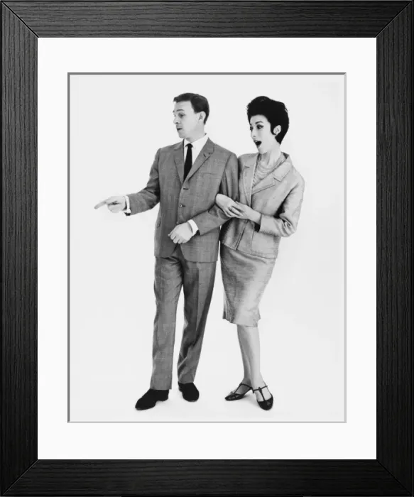 Framed Print : Model Couple Framed Print : Model Couple