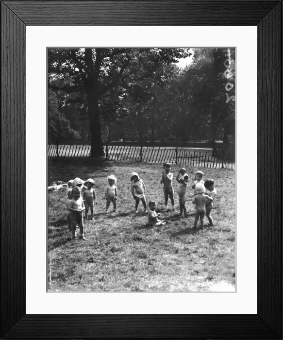 Framed Print : Foundlings at Play Framed Print : Foundlings at Play