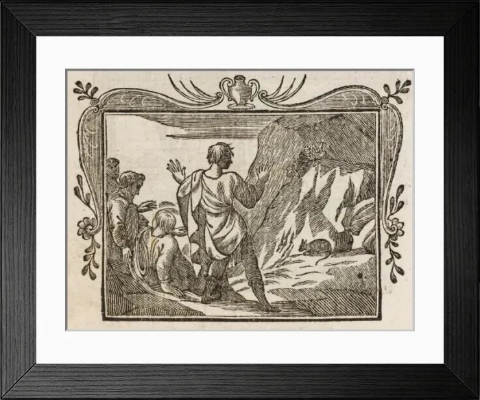 Framed Print : Fable / Mountain in Labour Framed Print : Fable / Mountain in Labour