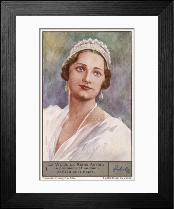 Framed Print : Queen Astrid Framed Print : Queen Astrid