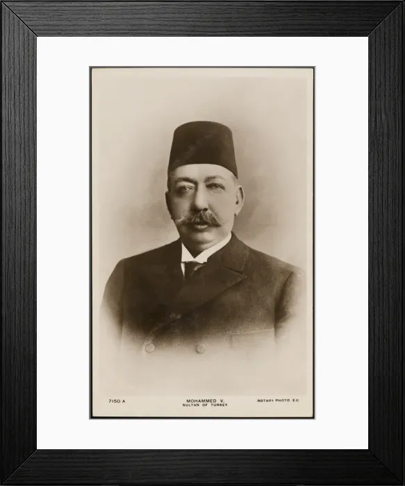 Framed Print : Mehmed V, Sultan Framed Print : Mehmed V, Sultan