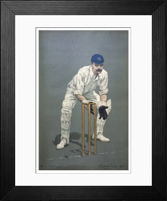 Framed Print : G McGregor - Cricketer Framed Print : G McGregor - Cricketer