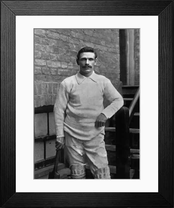 Framed Print : Cricketer, Devey Framed Print : Cricketer, Devey