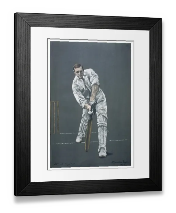 Framed Print : A O Jones, Cricketer Framed Print : A O Jones, Cricketer