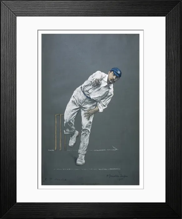 Framed Print : J T Hearne - Cricketer Framed Print : J T Hearne - Cricketer