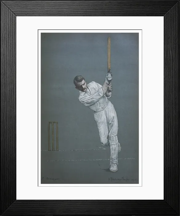 Framed Print : J Iremonger - Cricketer Framed Print : J Iremonger - Cricketer