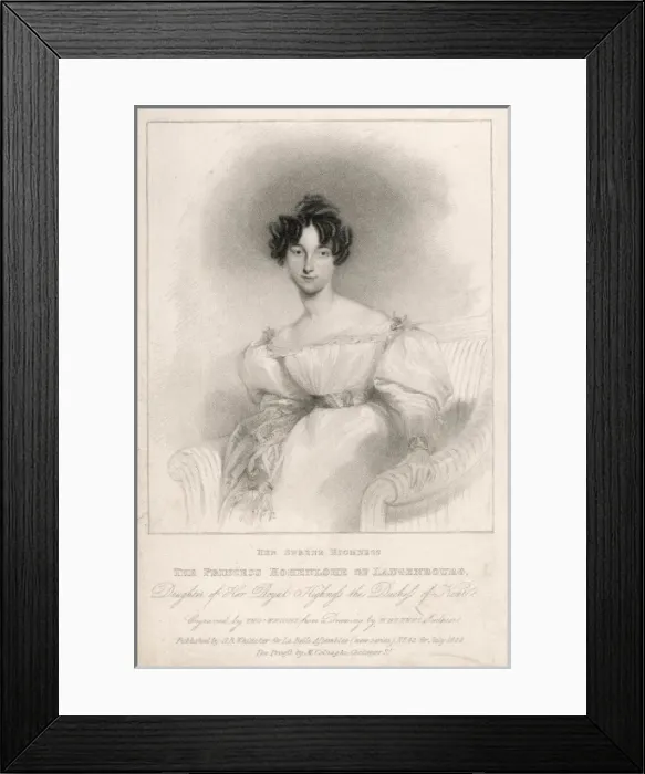 Framed Print : Princess Feodora Framed Print : Princess Feodora