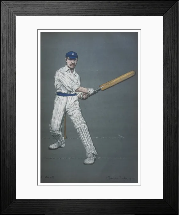 Framed Print : Denton - Yorks Cricketer Framed Print : Denton - Yorks Cricketer