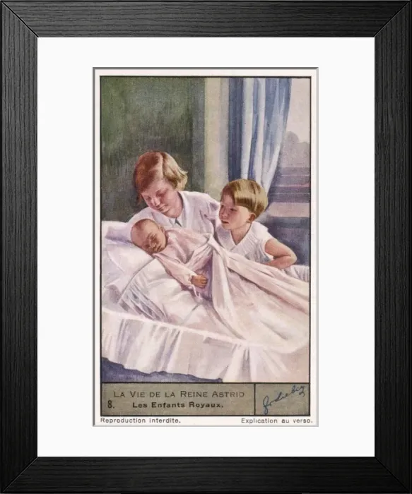 Framed Print : Astrid and Children Framed Print : Astrid and Children