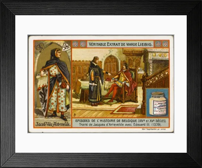 Framed Print : Treaty with Edward III Framed Print : Treaty with Edward III