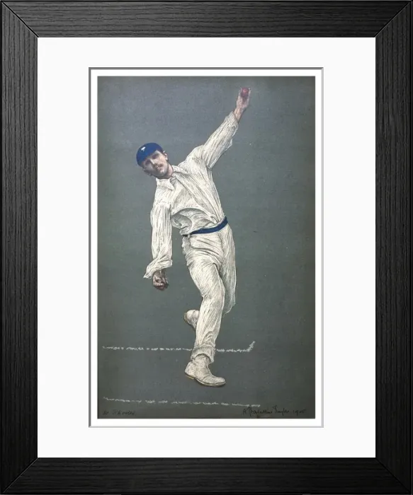 Framed Print : Wilfred Rhodes (Yorks. ) Framed Print : Wilfred Rhodes (Yorks. )