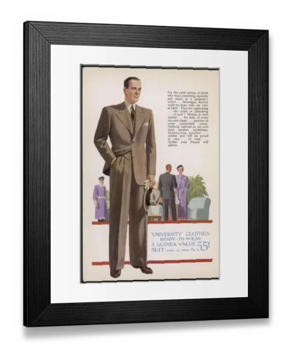 Framed Print : Ready-To-Wear Suit Framed Print : Ready-To-Wear Suit