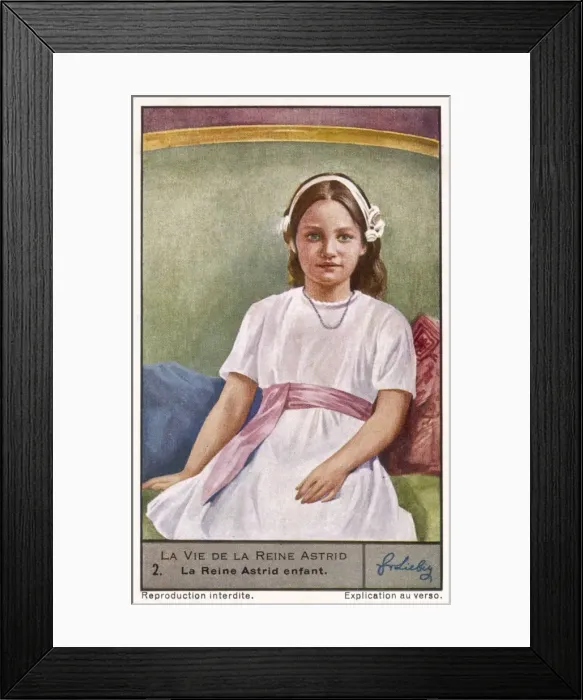 Framed Print : Astrid as a Child Framed Print : Astrid as a Child