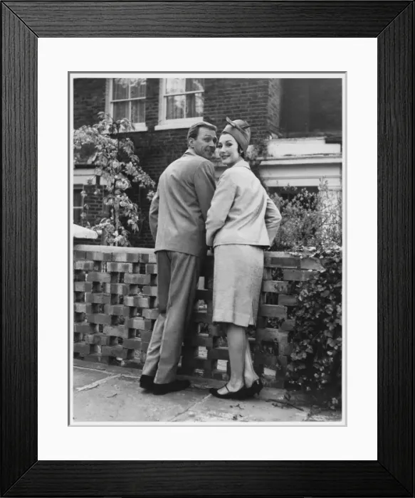 Framed Print : Model Couple Framed Print : Model Couple