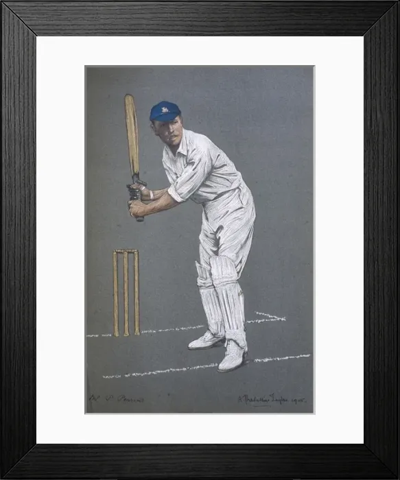 Framed Print : P Perrin - Cricketer Framed Print : P Perrin - Cricketer