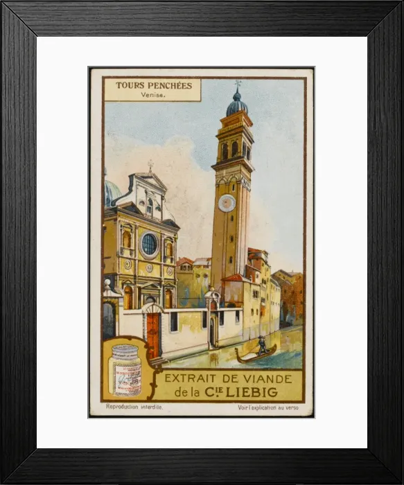 Framed Print : Venice Leaning Tower Framed Print : Venice Leaning Tower