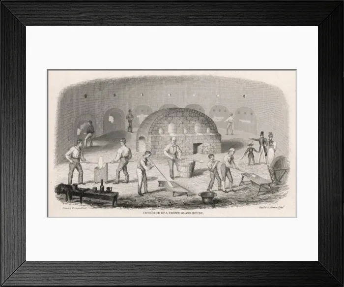Framed Print : Crown Glass House Framed Print : Crown Glass House