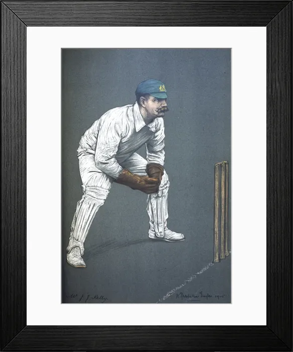Framed Print : J J Kelly - Cricketer Framed Print : J J Kelly - Cricketer