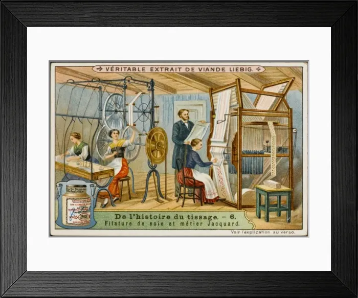 Framed Print : Jacquard Loom Framed Print : Jacquard Loom