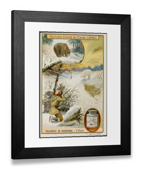 Framed Print : Fur - Bear Hunting Framed Print : Fur - Bear Hunting