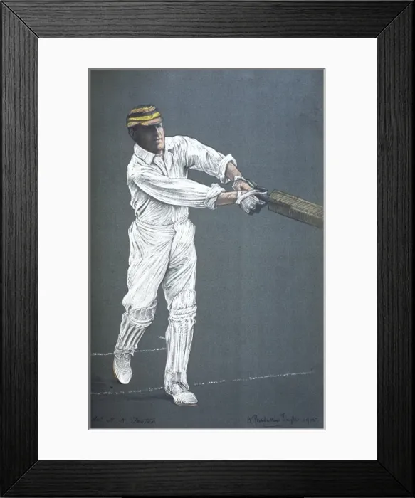 Framed Print : H K Foster - Cricketer Framed Print : H K Foster - Cricketer