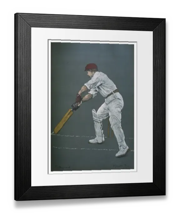 Framed Print : T Hayward - Cricketer Framed Print : T Hayward - Cricketer
