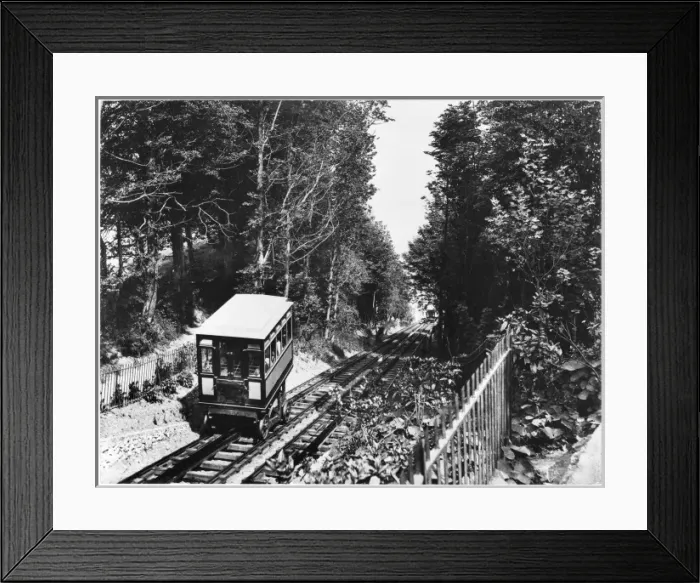 Framed Print : Babbacombe Cliff Railway Framed Print : Babbacombe Cliff Railway