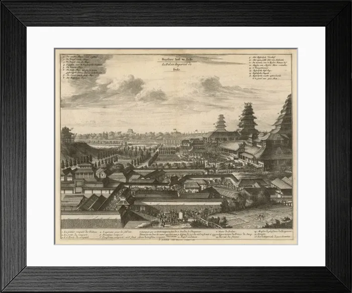 Framed Print : Yedo Tokyo Palace Framed Print : Yedo Tokyo Palace