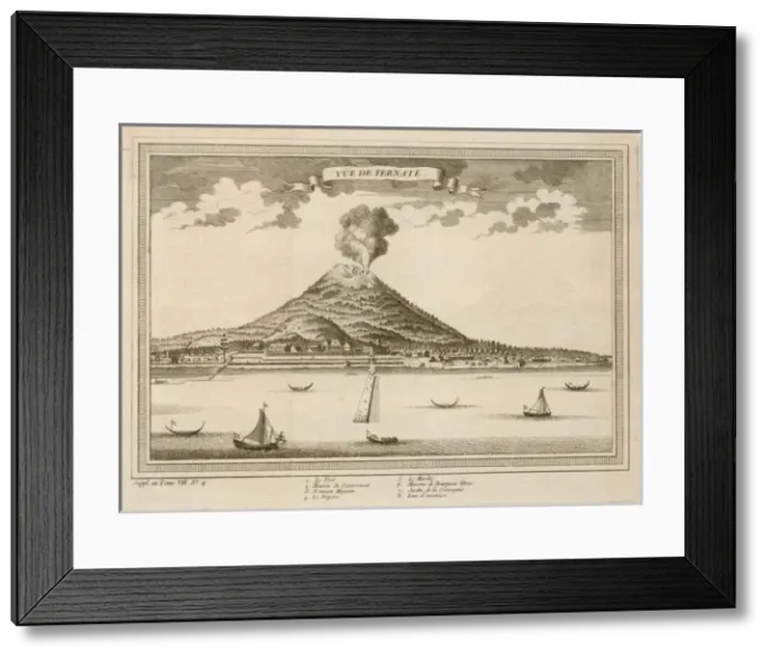 Framed Print : Volcano - Ternate Framed Print : Volcano - Ternate
