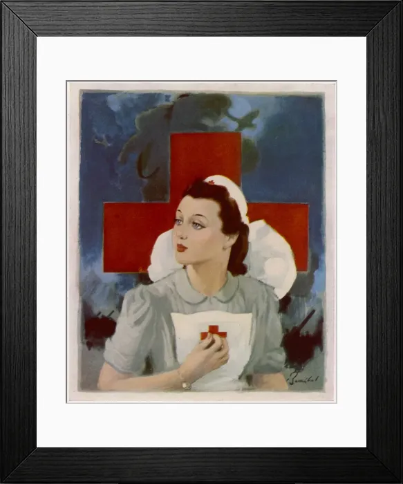 Framed Print : Sister of Mercy by William Barribal Framed Print : Sister of Mercy by William Barribal