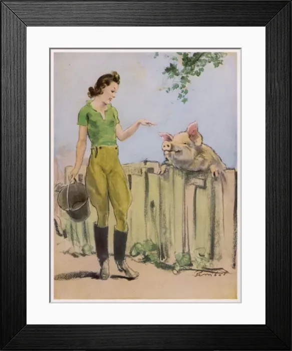 Framed Print : To the Girls in Green Framed Print : To the Girls in Green