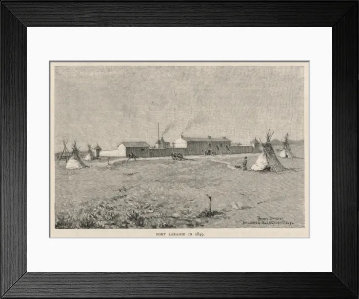Framed Print : Fort Laramie Framed Print : Fort Laramie