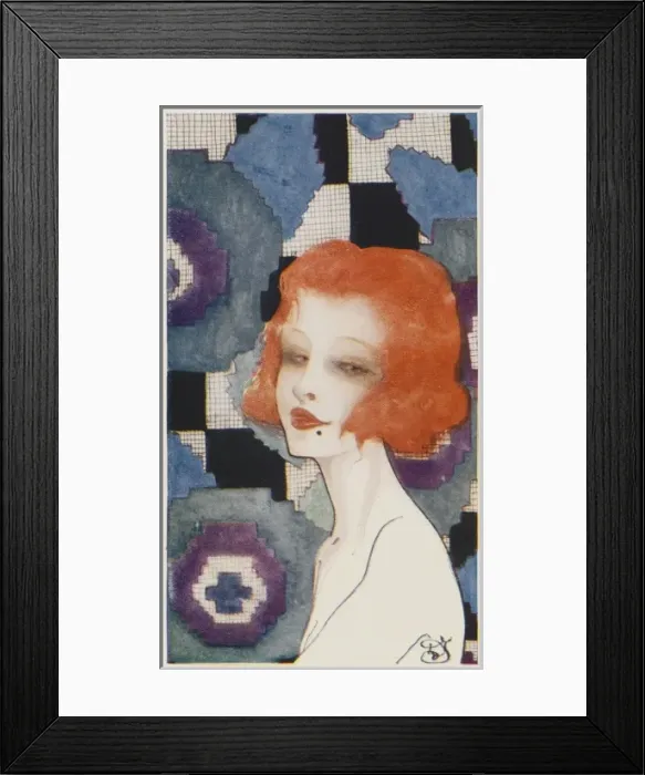 Framed Print : Red-Haired Girl Framed Print : Red-Haired Girl