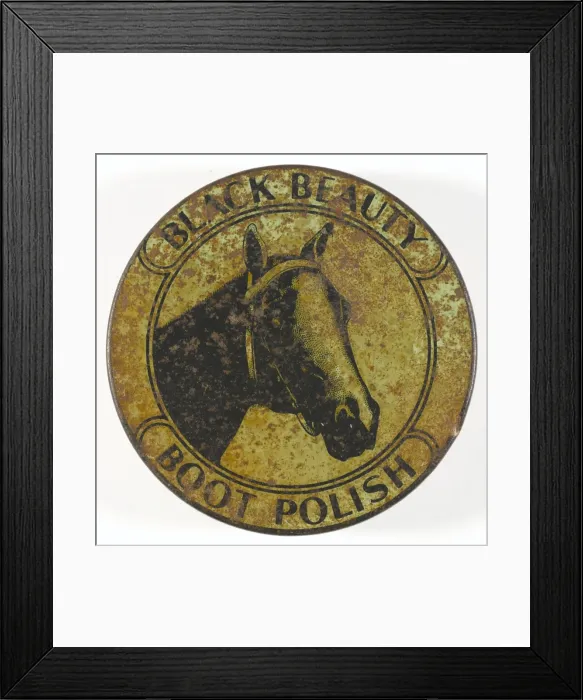 Framed Print : Black Beauty Boot Polish Framed Print : Black Beauty Boot Polish