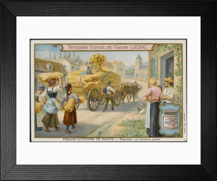Framed Print : French Harvest Festival Framed Print : French Harvest Festival