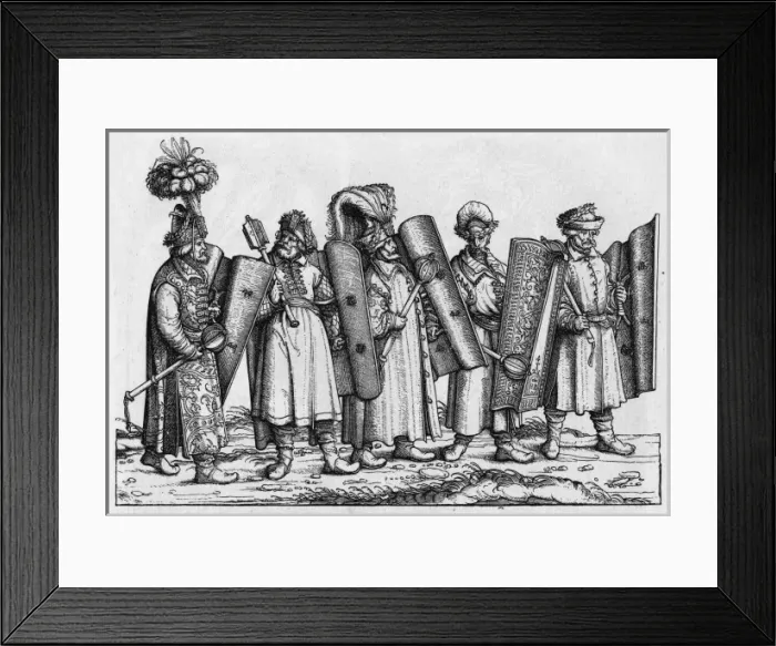 Framed Print : 16Thc Hungarian Warriors Framed Print : 16Thc Hungarian Warriors