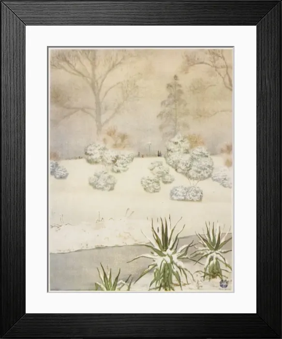 Framed Print : Snow in Hyde Park Framed Print : Snow in Hyde Park