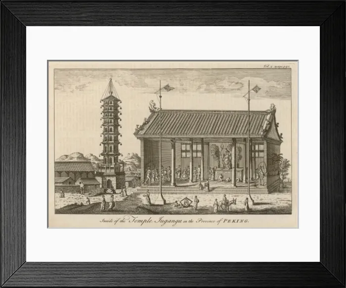Framed Print : Chinese Temple Framed Print : Chinese Temple