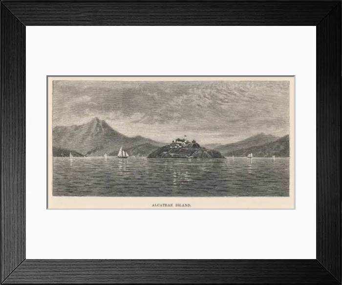 Framed Print : Alcatraz USA Framed Print : Alcatraz USA