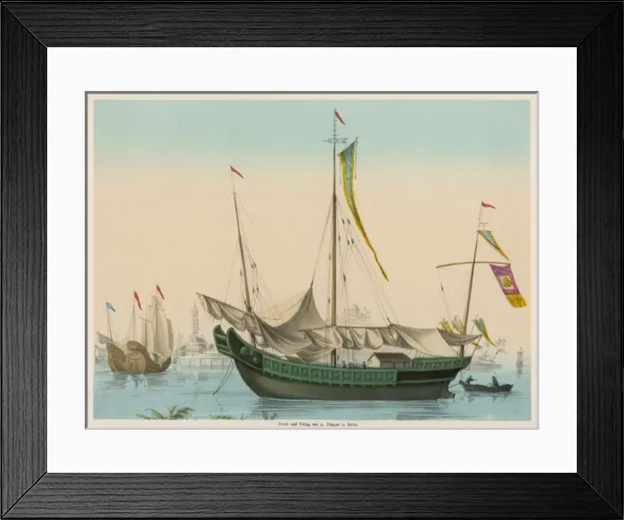 Framed Print : Chinese Junk Framed Print : Chinese Junk