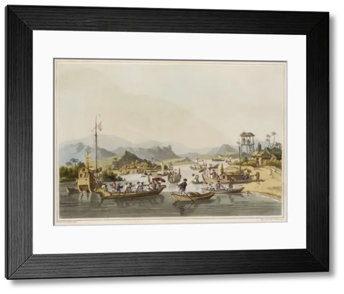 Framed Print : Vietnam River Scene Framed Print : Vietnam River Scene