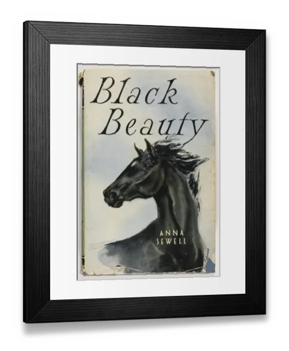 Framed Print : Black Beauty 1957 Framed Print : Black Beauty 1957