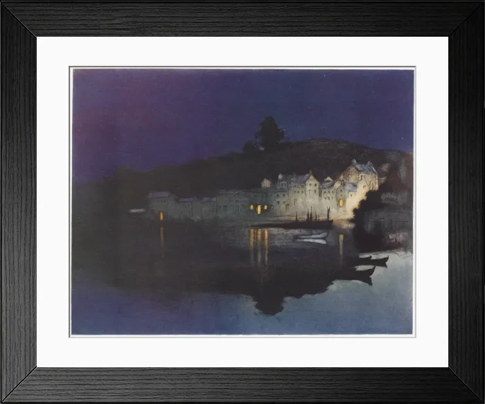 Framed Print : Night on the Dart Framed Print : Night on the Dart