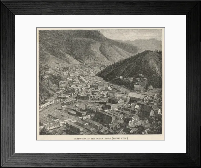 Framed Print : Deadwood USA Framed Print : Deadwood USA