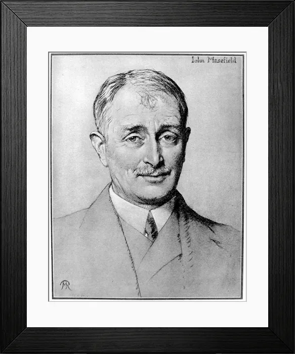 Framed Print : John Edward Masefield (1878-1967)