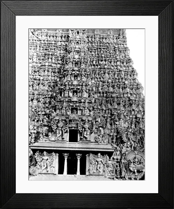 Framed Print : The Great Temple of Madura, India, 1930 Framed Print : The Great Temple of Madura, India, 1930