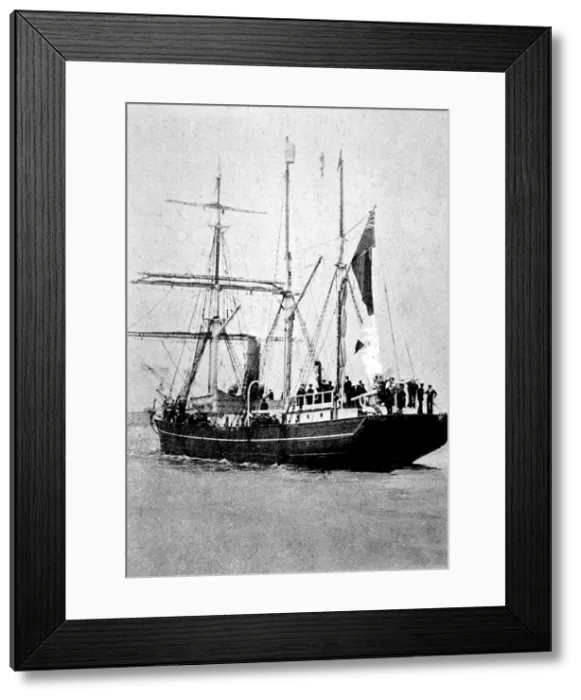 Framed Print : The Nimrod returning from Antarctica, 1909 Framed Print : The Nimrod returning from Antarctica, 1909
