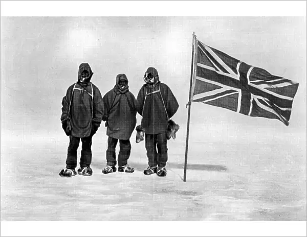 The Nimrod Antarctic Expedition at the furthest point South