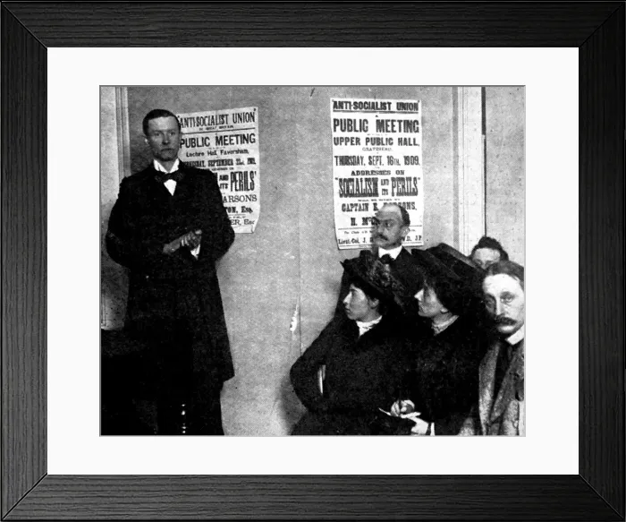 Framed Print : Training Anti-Socialists, London, 1909 Framed Print : Training Anti-Socialists, London, 1909