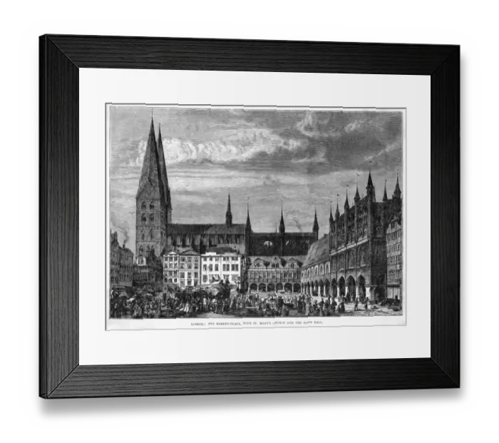 Framed Print : Germany Lubeck Framed Print : Germany Lubeck
